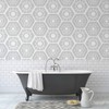 Scandinavian Geometric Pattern Wall Stencil - DIY Wallpaper Alternative -