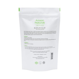 Kaolin Clay 4oz/120g by Amson Naturals-100% Pure & Natural – Excellent for Facial Mask, Body Scrubs, Lotions, Creams, Hair Care Products and DIY recipes.