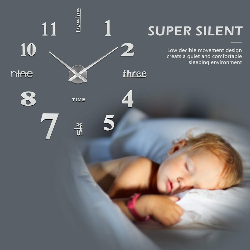 SOLEDI Wall Clocks for Living Room Modern, Large Wall Clocks