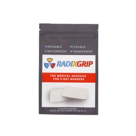 ASVP Shop RADIXGRIP - 4 PCS Pack - Adhesive Strips for Your X-Ray Markers - Extra Strength - Reusable & Washable Medical X-Ray Adhesive Used by Medical Professionals