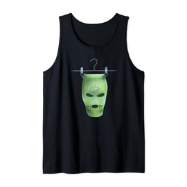 Green Balaclava | Gangster Mask | Bandit Robber Tank Top