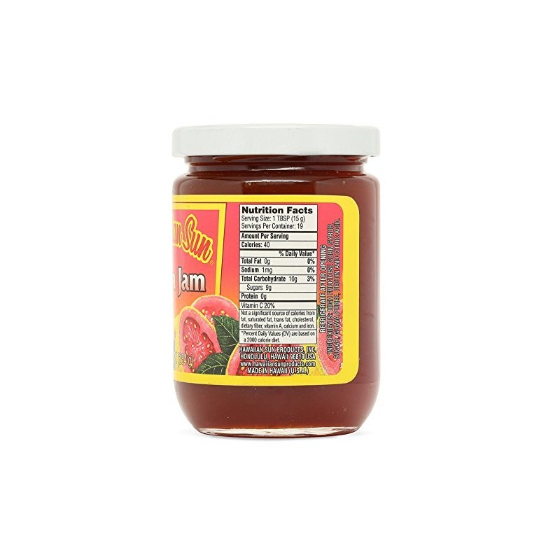 Hawaiian Sun Guava Jam, 10-Ounce Jars (Pack of 4)