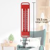 Lantelme Metal Outdoor Thermometer, Colour Red, Temperature Display, Analogue, -45°C