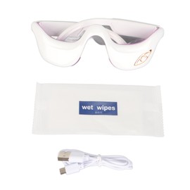 Electric Eye Massager Heated Eye Therapy Massager with Vibration for Relieve Eye Fatigue Dark Circles