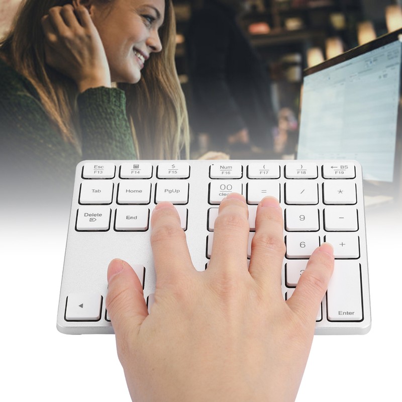 Mini Numeric Keyboard for Bluetooth 3.0 Aluminum Alloy Built In