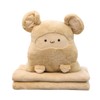 Plush Cushion Pillow Air Conditioning Blanket Cute Mouse Appearance Multifunctional