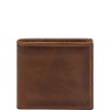 FRYE Men's Leather Logan Antique Pull Up Billfold, Cognac, One