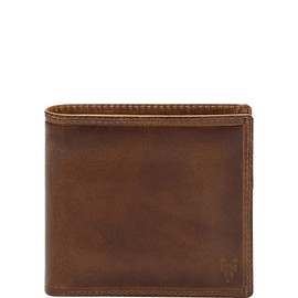 FRYE Men's Leather Logan Antique Pull Up Billfold, Cognac, One Size
