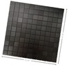 XUANINY 11-Sheet Peel and Stick Backsplash Tiles, Brushed Aluminum Surface