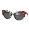 FUPRECIOUS Retro Cateye Sunglasses for Women UV400 Protection Cat Eye