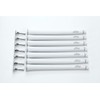 elitegrips S40 Golf Grips, Set of 7, Silver White, No