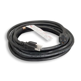 RiteAV Outdoor  Power Cord Extension, NEMA 5-15P/5-15R 14AWG SJTW 50FT Black