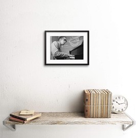 Wee Blue Coo MUSIC VINTAGE PHOTO PORTRAIT JAZZ LEGEND THELONIOUS MONK FRAMED PRINT F97X7618