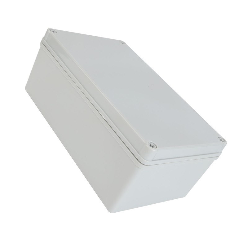 Power Junction Box with Mounting Plate ABS Plastic DIY Electrical