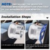 QYMOPAY 1" Steering Wheel Hub Adapter Conversion Spacer, 6 Hole