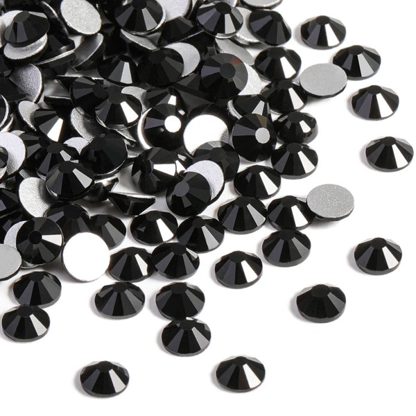 BEADSLAND Beadsland 576pcs Flat Back Crystal Rhinestones Round Gems for