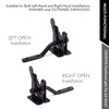 SANKINS Self Locking Gate Latch Automatic Gravity Lever for Wood
