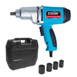 Wild Edge Impact Wrench, 7.5 Amp, 240 ft-lbs, 1/2 Inch Drive Heavy Duty Electric Impact Wrench Kit