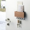 Mail and Key Holder, Wall Mounted Mail Organizer and Key