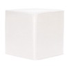 Howard Elliott No Tip Block Ottoman With Cover, Avanti White