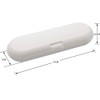 Plastic Electric Toothbrush Travel Case for Fairywill Series, White