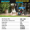MUTURQ Vertical Pressure Washer Pump 7/8" Shaft, 3000 PSI, 2.5