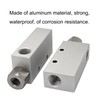NACX CV-20HS Vacuum Generator, G3/8" Female Thread Dia Aluminum Alloy