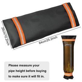 OFFCUP Thickening Outdoor Tap Cover, Winter Protection for Outdoor Tap with Reflective Strips, Winter Protection for Outdoor Water Tap, Frost Protection, Cold-Resistant, Thermal Protection