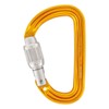 Petzl M39A SL NEW Sm'D Ultra-Light Asymmetrical Carabiner, Screw-Lock, Yellow