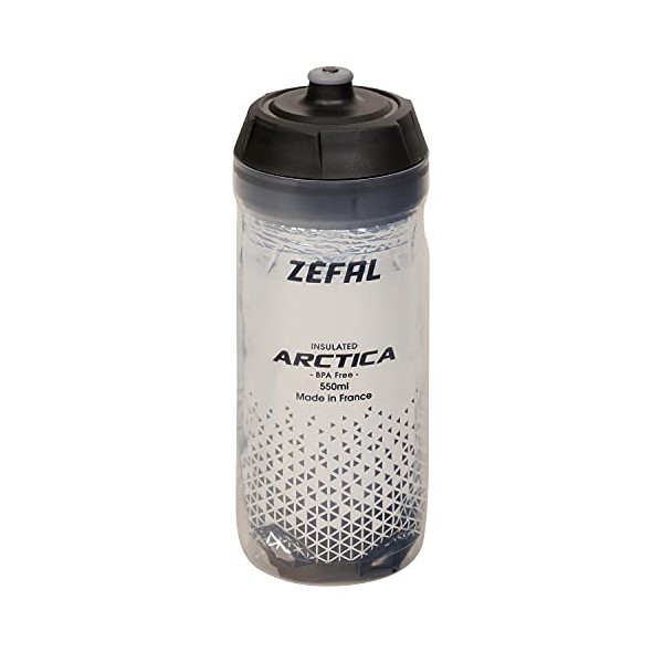 Zefal Unisex's Arctica 55 Insulated Bottle, Black, 550ml