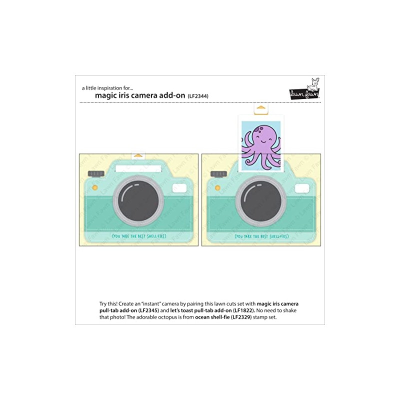 Lawn Fawn, Lawn Cuts/Die Magic iris Camera Add-on