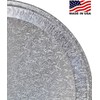 HFA Handi-Foil 12" Round Flat Disposable Aluminum Foil Catering Serving