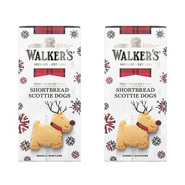 Walkers Shortbread – Festive Shortbread Scottie Dogs 125g - Pack of 2