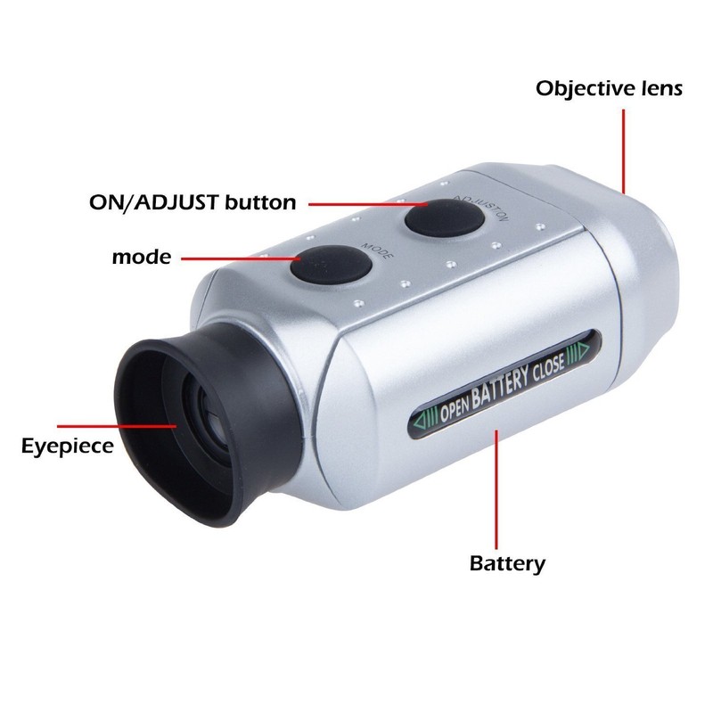 New Digital 7 x Golf Range Finder Golfscope Scope +