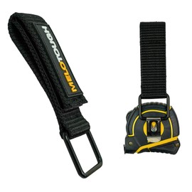 MELOTOUGH - Juego de 2 soportes de cinta métrica para cinturón de presión, herramienta de impacto para cinta métrica, taladros, herramientas recortadas