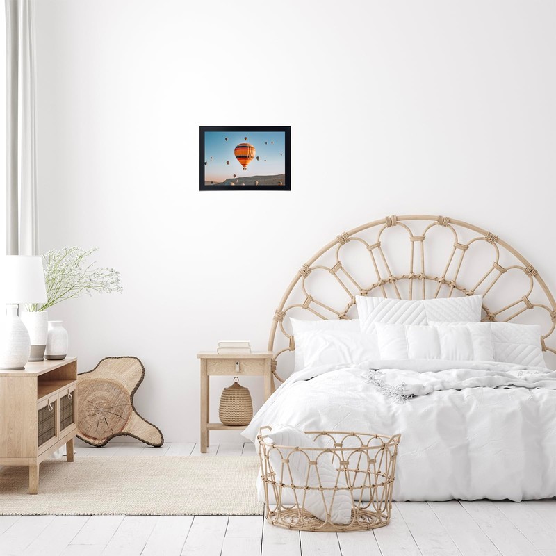 JCJMY 6x10 Picture Frame Black for Wall Hanging or Tabletop,
