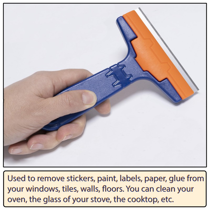AERZETIX - C68547 - Window scraper + 4 blades for