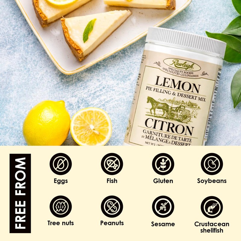 Rawleigh Lemon Pie Filling & Dessert Mix: 16 oz /