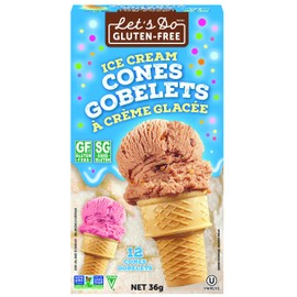 Let's Do Organic Ice Cream Cones Gluten Free Packages, 4Count