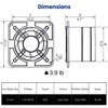 Fanspex 10" High Velocity Exhaust Fan for Kitchen, 1020 CFM