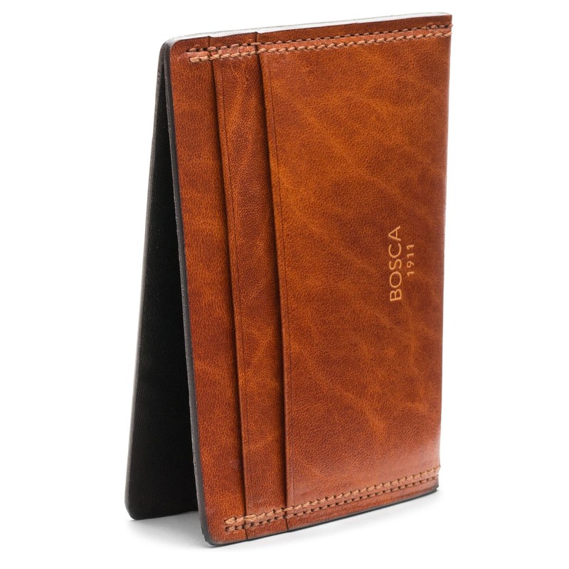 Bosca Men's Dolce Collection - Weekend Wallet Amber One Size