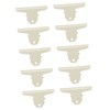 10Pcs Hinge Clips Large Metal Hinge Binder Clips for Paper