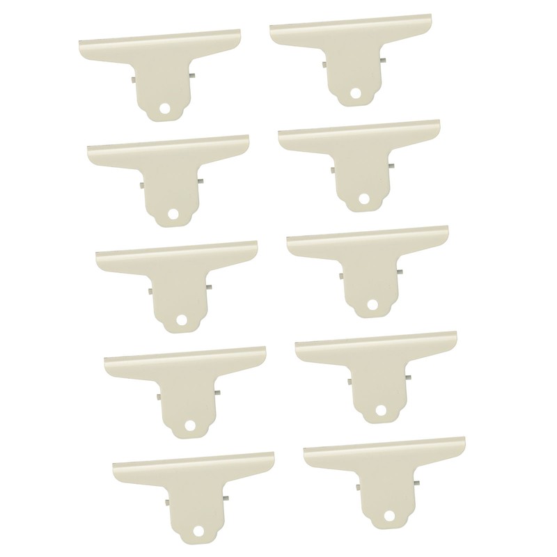 10Pcs Hinge Clips Large Metal Hinge Binder Clips for Paper
