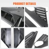 auguisy-motortrim Carbon Fiber Engine Covers Engine Bay Panel Trim 2X