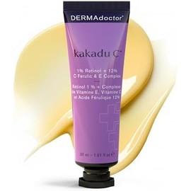 DERMAdoctor Kakadu C Crema Facial con 1 Retinol  Vitaminas C, E y Complejo Ferúlico, Formulada por Dermatólogos Anti-edad para Iluminar, Suavizar y