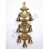 eSplanade - 11" Shree Ganeshaya Namah Curved Hanging Bells |