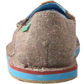 Twisted X Women's Slip-On Loafer, Moc Toe, Dust & Multi, 7 M