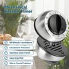 Kitchen Timers for Cooking,Stainless Steel Casing,85dB Alarm,Magnetic Back,Easy-Grip Dial,Versatile Cooking