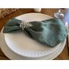 Eight Owls Linen Napkins – 100% Pure Stonewashed Linen Cloth