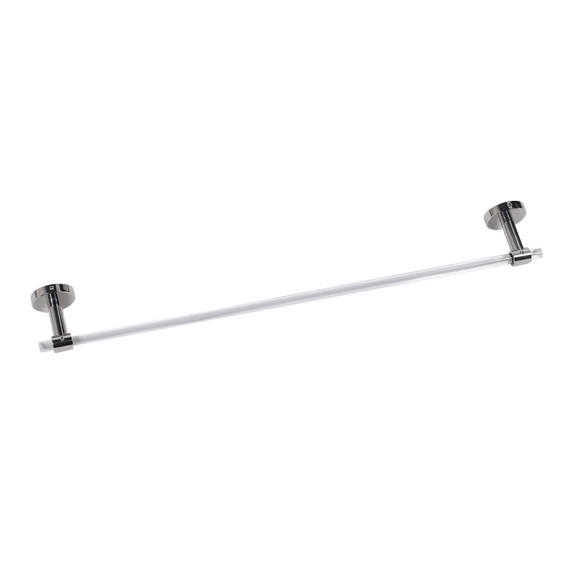 Towel Holder Rod Minimalist Light Luxury Acrylic Wall Mounted Towel
